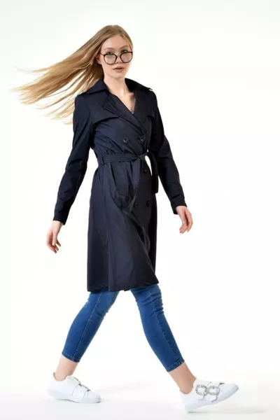 Medium Size Women's Lined Trench Coat