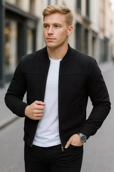 سترة من الجلد المدبوغ إيريك