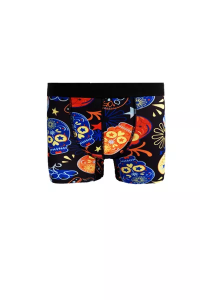 طقم بوكسر رجالي بنقش 5 قطع % قطن فخم #فن-بوب