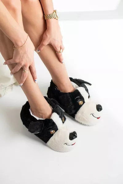 Unisex Cane Figura Peluche Panduf House Stivali