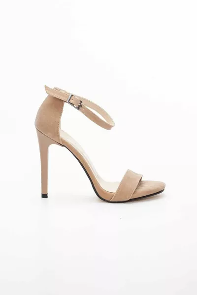 الجلد المدبوغ سم سليم الكعب العالي أنيقة أحذية واحدة الفرقة