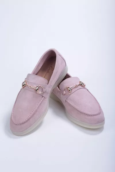 أحذية نسائية مريحة لوفر جلد طبيعي