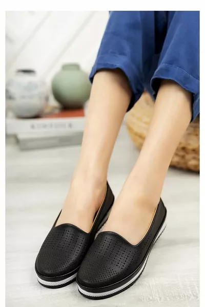 المرأة الأسود أحذية العظام الكاملة عارضة أمي الباليه أحذية مسطحة أمي عارضة ضوء أحذية كلاسيكية