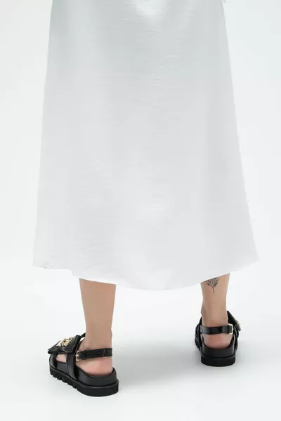 Sandali bassi da donna in vera pelle   Bn Sndlt 