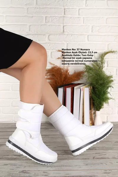 Twg  Casual Women's Snow Boots with Velcro