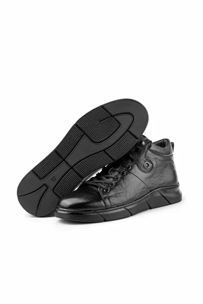 Ranne Мужские ботинки на резиновой подошве из натуральной кожи на шнуровке