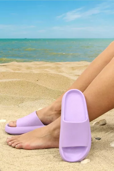 Epona Donne Spiaggia Piscina Mare Casual Pantofole-casa-bagno-antiscivolo Suola-pantofole 