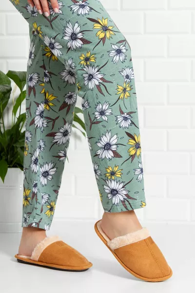 Modafrato Puffi Indoor Woolen Unisex House Slippers Winter Slippers