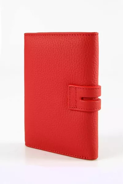 Държач за дамска карта и портфейл от естествена кожа и злато