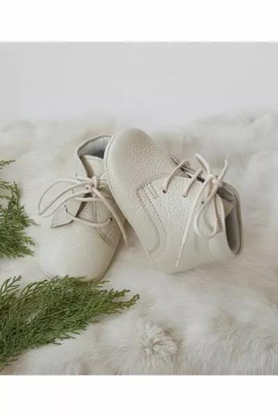 Детские сапоги из натуральной кожи Ecru