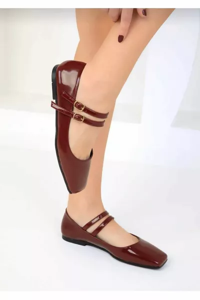 المرأة براءات الاختراع الجلود الباليه الشقق