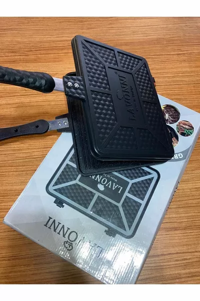 Gietijzeren groot formaat kookplaat gietijzeren toast (breedte:  cm Lengte:  cm)