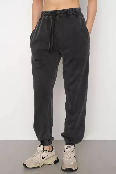 High Waist Leg Elasticated Tracksuit 