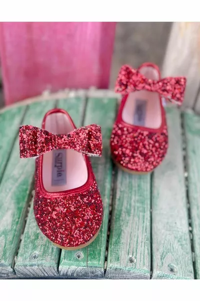 النطاقات الترتر مفصلة العظام الباليه الشقق، بنات الباليه الشقق