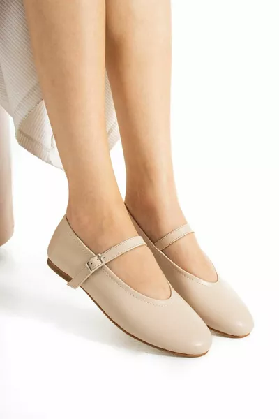 نسائية الباليه الشقق جولة اصبع القدم