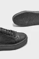 Schwarze Damen-Sneakers aus Leder