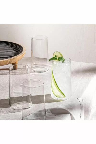 Arletta Soft Drink Glass  Ml Set of 4 Transparent