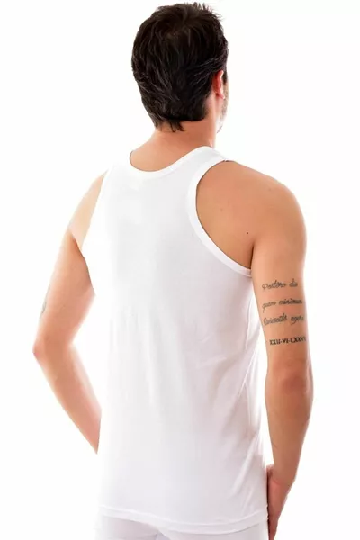 Athlète Homme Simple Blanc % Coton Peigné