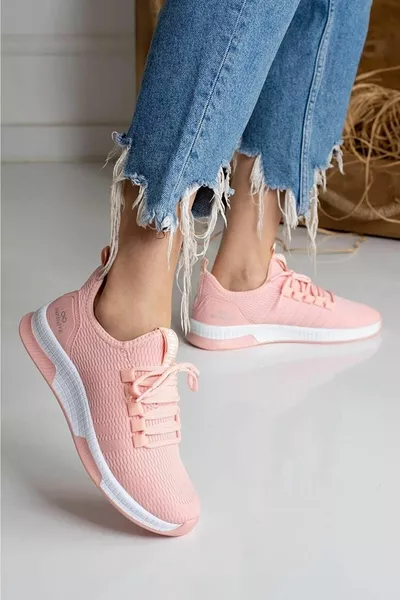 للجنسين العظام ، أحذية رياضية تريكو الجري والمشي أحذية رياضية مسحوق