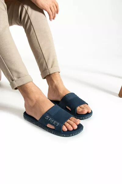  Тъмносиньо сиво Неплъзгаща се подметка Баня Турска баня Балкон Басейн Море Плажни чехли