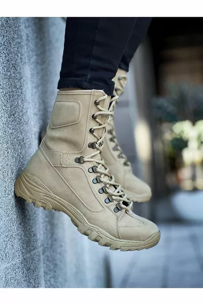 Beige Men's Boots