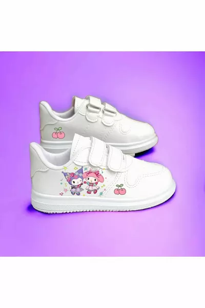 Сладки Cromi Melody щамповани маратонки за момичета маратонки леки вталена кройка