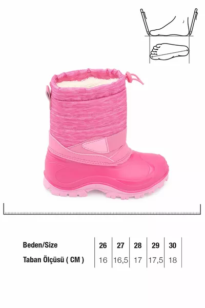 Hiver filles intérieur chaud doublé bottes de neige bottes