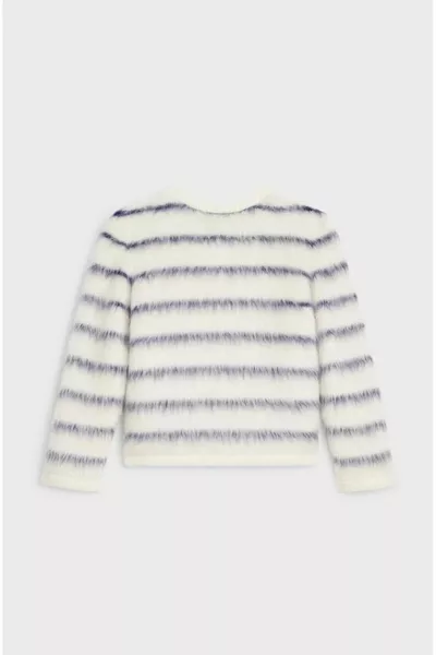 Дамска жилетка с кръгло деколте "Черна" златна жилетка от златни копчета на райета и пера