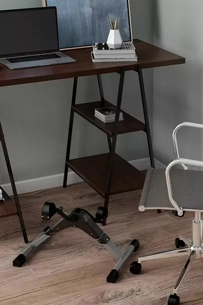 Mini vélo d’exercice portable pour les mains et les pieds