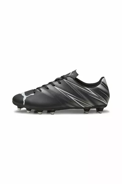 Attacanto FG/AG Noir - Argent Chaussures De Football Homme -  