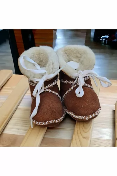 أحذية الأطفال الجلدية العضوية