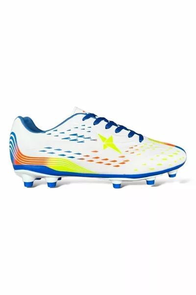 حذاء كرة قدم TPU Sole Astroturf للرجال أبيض - SAKS