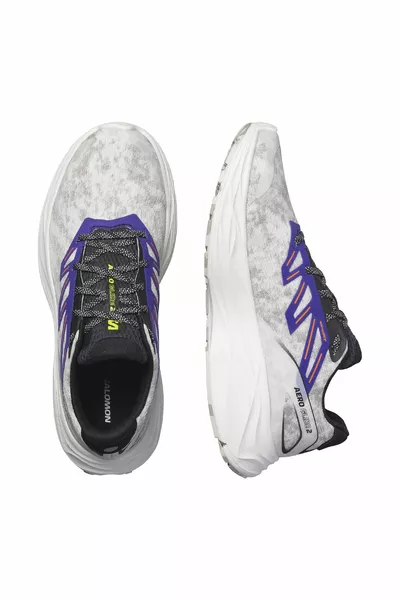 Gris - Violet Chaussures de course pour hommes _AERO GLIDE 2