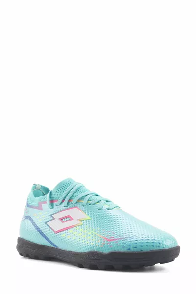 THEO TF B PS 4FX Turquoise Chaussures Astroturf Garçon