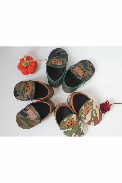 Camouflage Patterned Baby Shoes