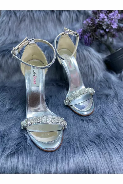 Mirrored Model Stone Sandali Scarpe Donna