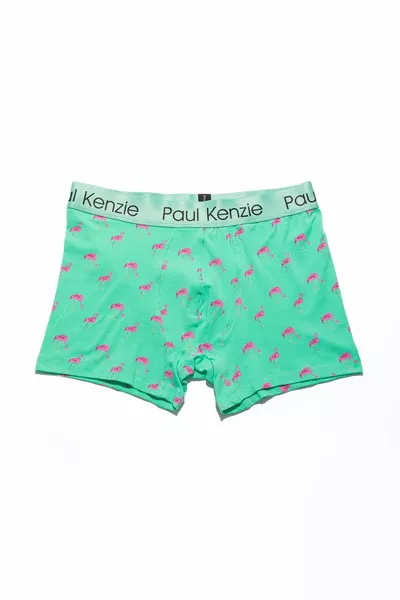 Мъжки Боксер с Шарки - Колекция Двойка Розова Птичка