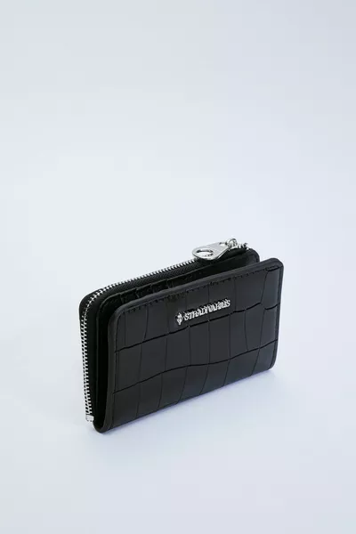 Kaarthouder met krokodillenpatroon