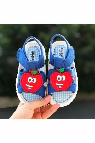 Kindersandalen met klittenband, Kinderschoenen met antislipzool, Sandalen voor baby's