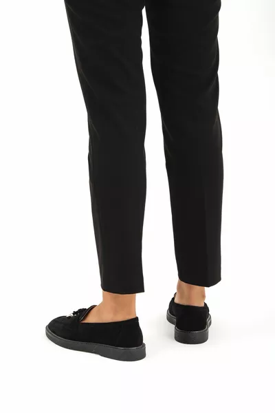 حذاء لوفر جلد طبيعي للسيدات   مليار Ayk /