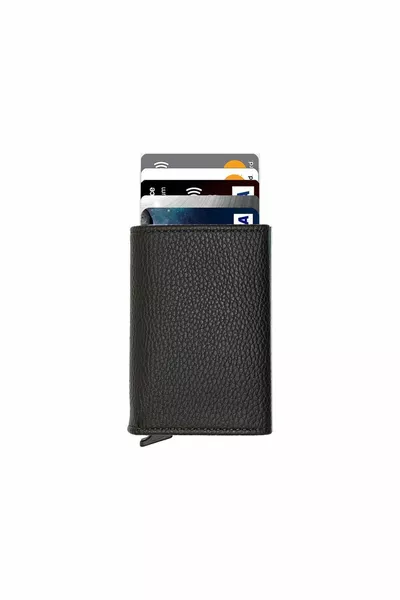 للجنسين التلقائي آلية محاصر محفظة مكافحة السرقة حامي المال وحامل بطاقة المحفظة