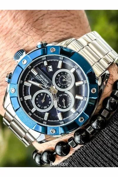 Speciale ontwerpfuncties Actief herenpolshorloge + polsbandje