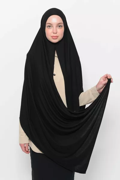 جاهز عملي مفاجئ فاخر عضوي عادي مشط شال صليب محاذاة أسود