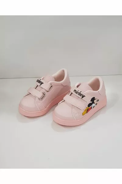 أحذية البنات الوردي ميكي بينك سبورت