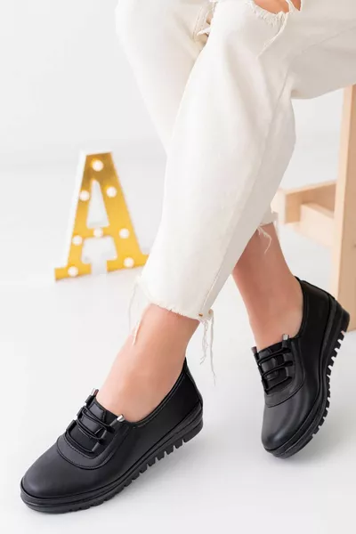 Femmes peau noire Casual Confortable Orthopédique Antidérapant Semelle Ballerines