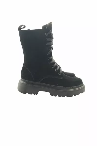  Women's Casual Boots Postal Black suede