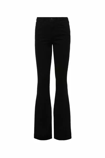 أسود إسباني الساق مضيئة المرأة جينز السراويل