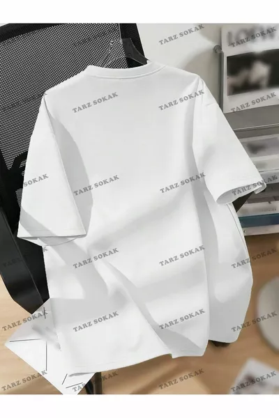 Unisex-T-Shirt mit Sternenprint und Oversize-Muster