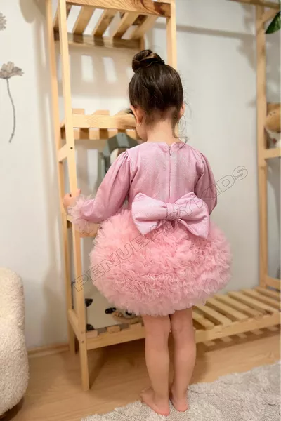 الوردي توتو كم طويل طفل فتاة اللباس - الأميرة