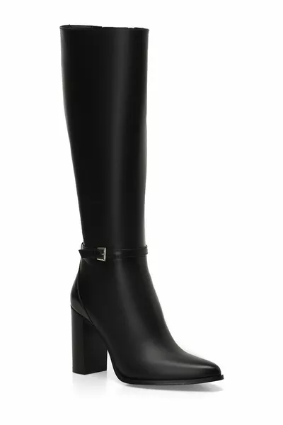 VAIRA 4PR Black Women's Heeled Boots